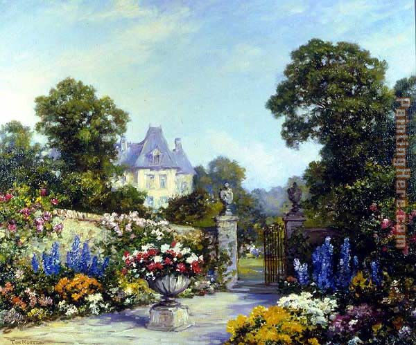 A Parisian Garden painting - Tom Mostyn A Parisian Garden art painting